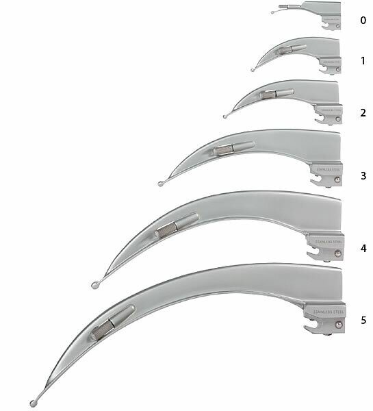 Клинок ларингоскопа KaWe Macintosh С лампочный изогнутый 03.12010.6XX